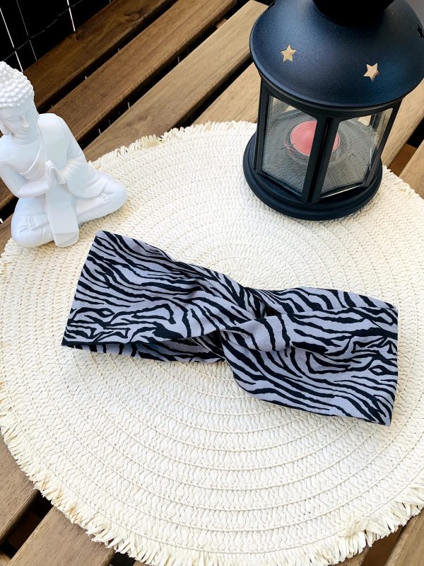 DIADEMA "ANIMAL PRINT CEBRA"